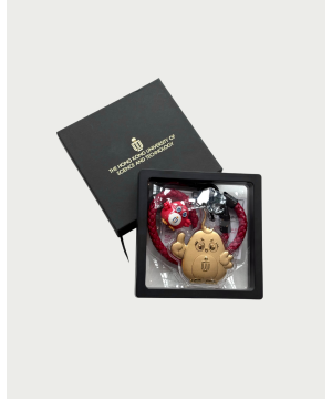 Red Birdie Gold Plate with Phone Strap (Corporate Gift Version)